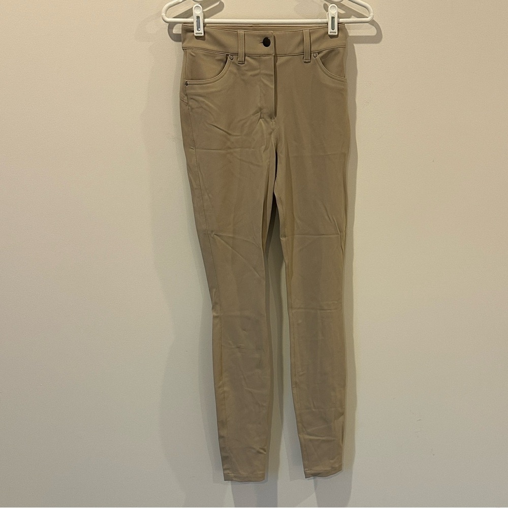 Lululemon athletica Tan City Sleek Slim-fit HR Pant